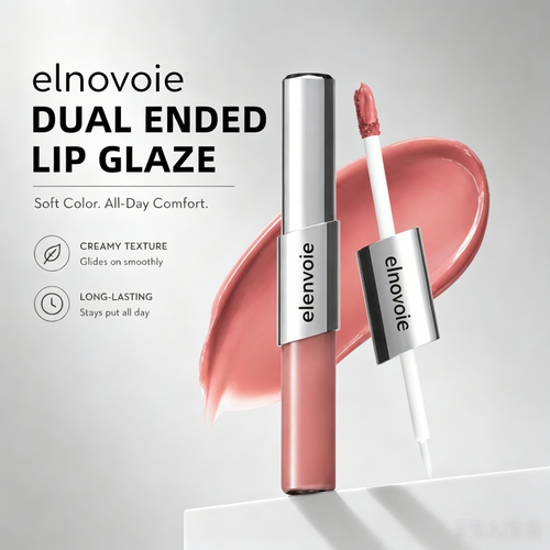 Perfect Twin Lip — Dual-Ended Liquid Lipstick with Velvet Matte Color and Glossy Shine