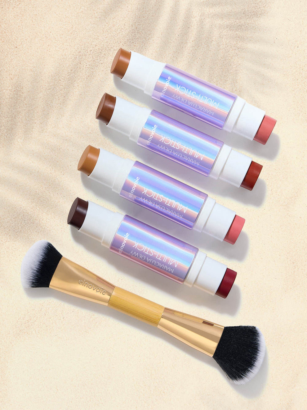 Double-Ended Blush & Bronzer Stick + Free Brush