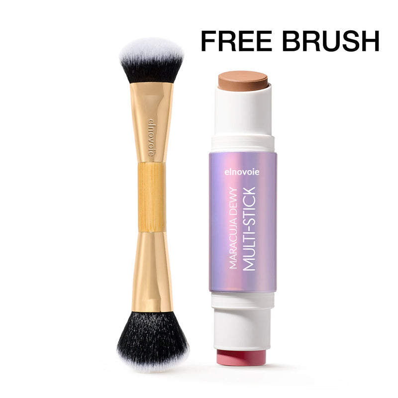 Double-Ended Blush & Bronzer Stick + Free Brush