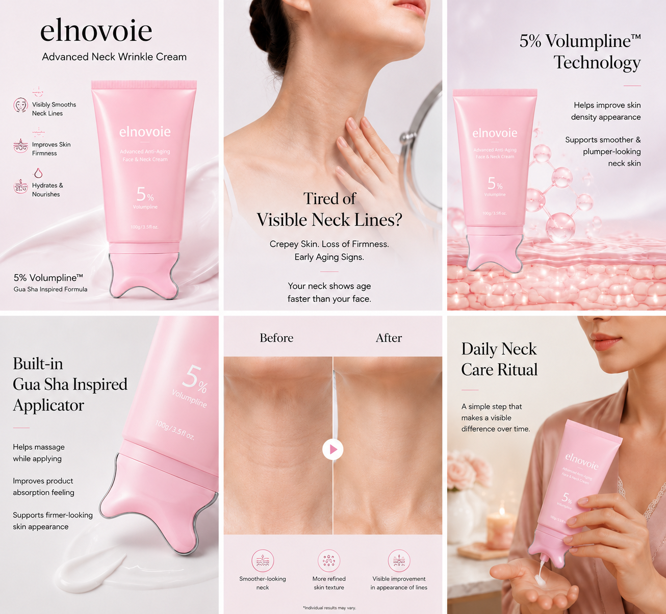 Elnovoie Face & Neck Firming Cream  Lift, Hydrate & Restore Radiant-Looking Skin