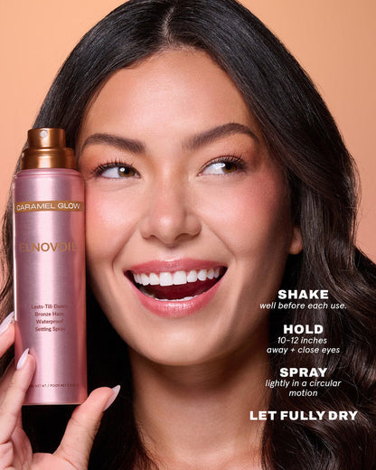 Lasts-Till-Dawn Bronze Haze Waterproof Setting Spray 🌙