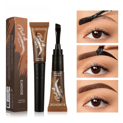 💧5-Color Tear-Off Brow Tint – Long-Lasting Waterproof Brow Gel