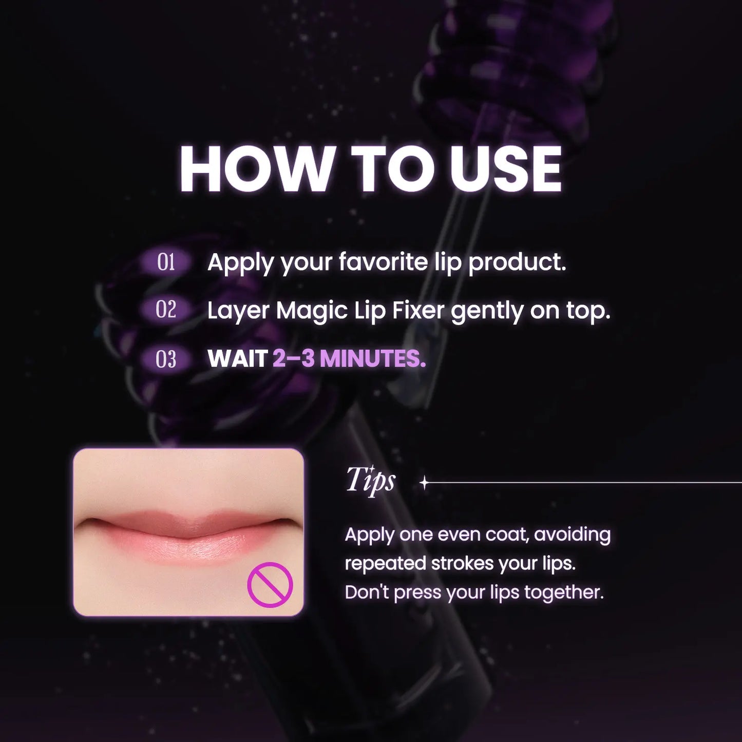 Magic Lip Seal — 2-Min Transfer-Proof Glow Lip Top Coat with Lightweight, Non-Sticky Hydration