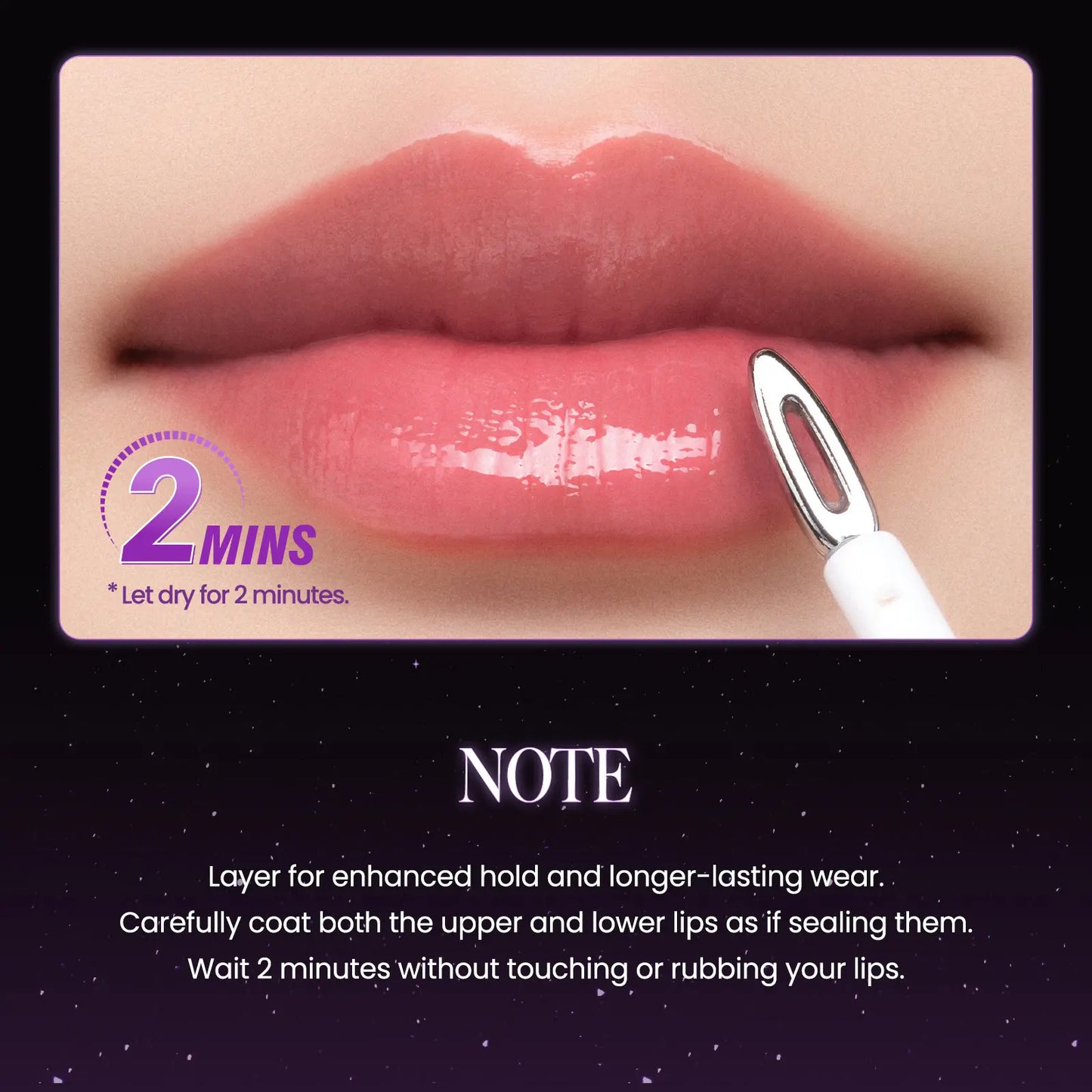 Magic Lip Seal — 2-Min Transfer-Proof Glow Lip Top Coat with Lightweight, Non-Sticky Hydration