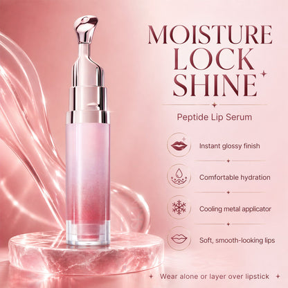 The Lip Serum for Glass Skin: "Non-Sticky & Non-Greasy Formula, 12-Hour Glass-Like Shine