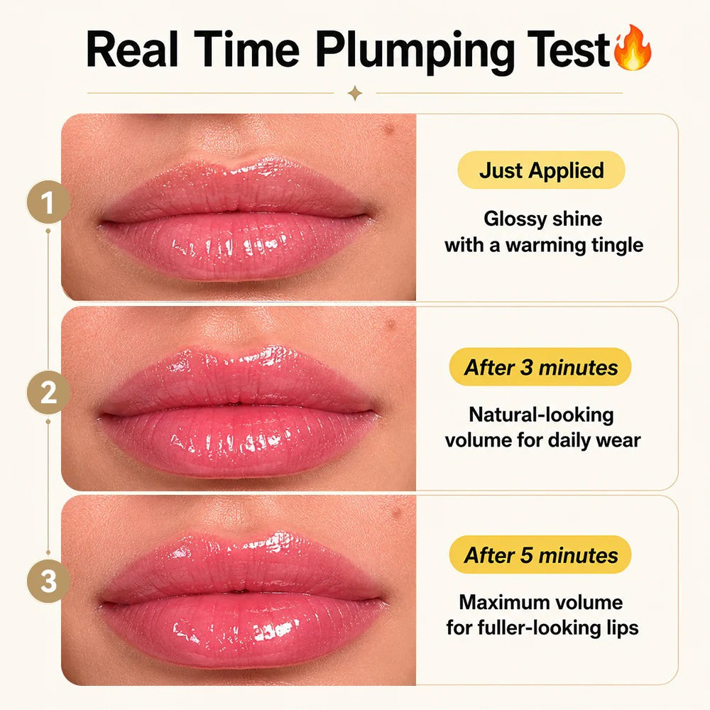 🔥LAST DAY 50% OFF💋elnovoie Spicy Lip Plumper - Fuller-Looking Lip Plumper Gloss