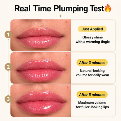 🔥LAST DAY 50% OFF💋elnovoie Spicy Lip Plumper - Fuller-Looking Lip Plumper Gloss